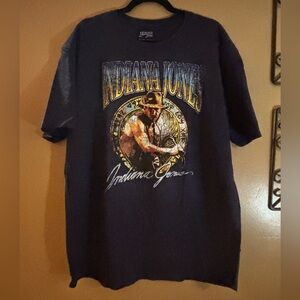 Disney Indiana Jones Graphic T-Shirt - Black size XL